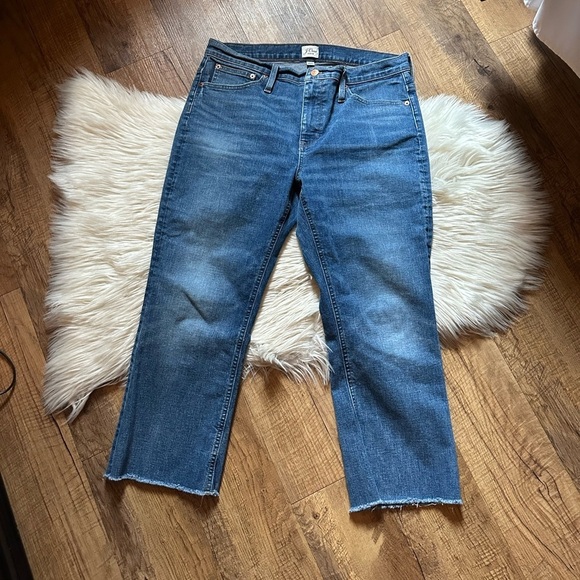 J.CREW “9 Billie Demi Boot Crop Jeans - Picture 2 of 5